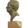 Ritratto di mio padre, Francisco Carcelén Fernández. Busto in bronzo. Vista profilo sinistro.
